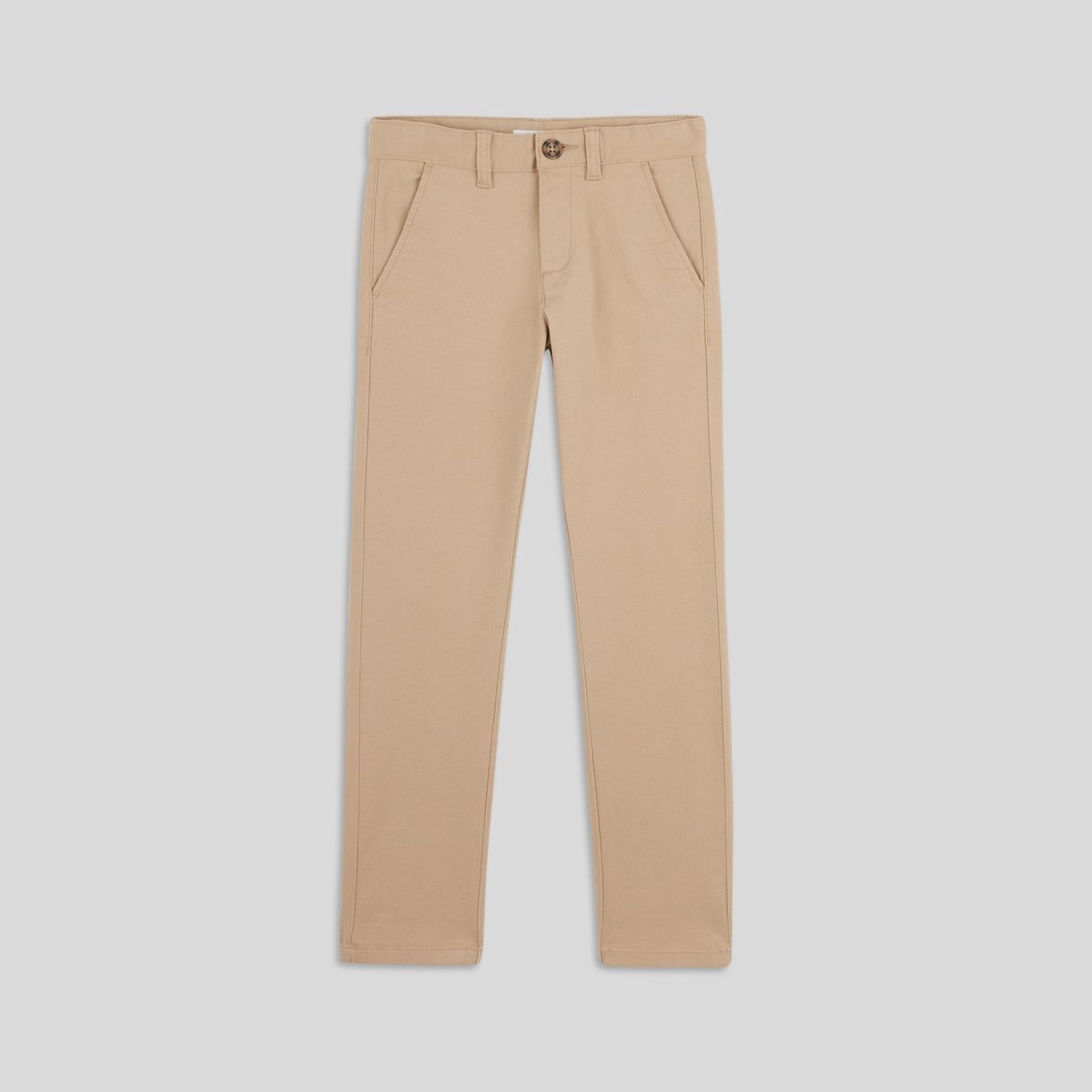 Pantalon discount treillis beige