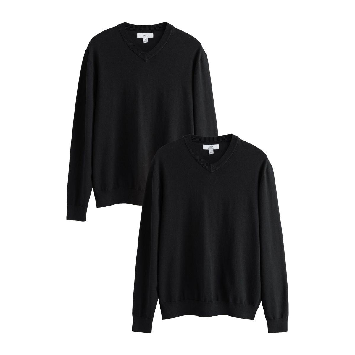 Pull standard en coton majoritaire, lot de 2, NEXT