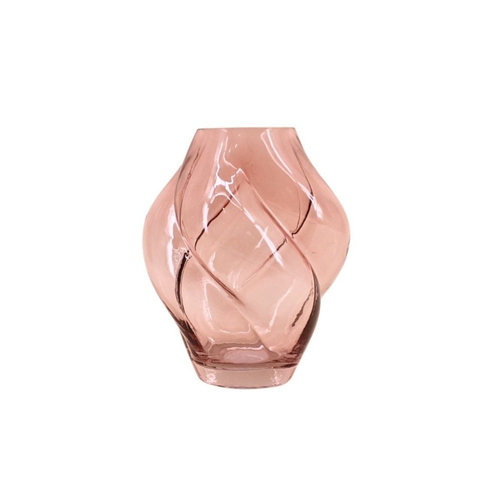 Vase en verre alvéolé, H20cm, ORNAMI