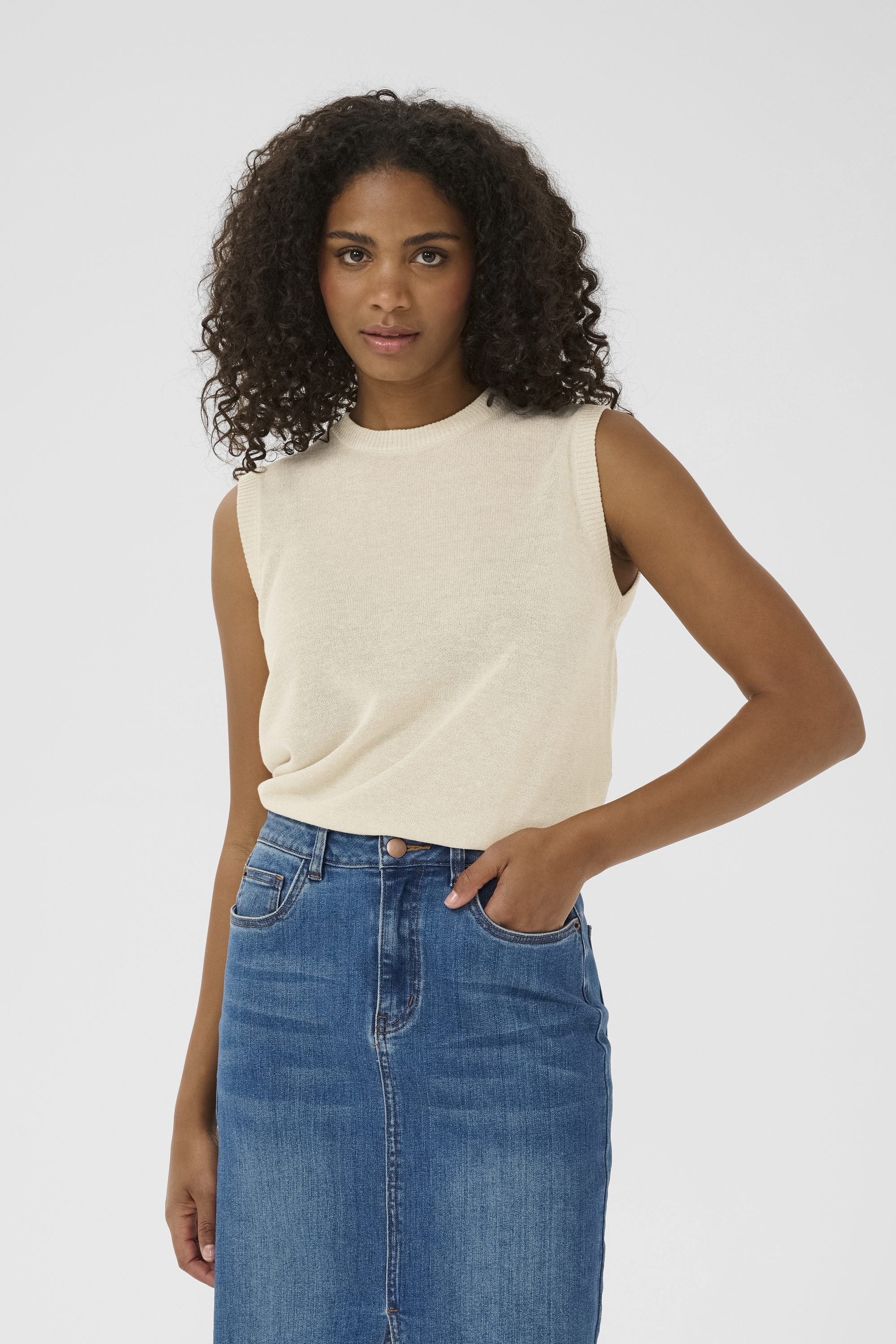Knitted pullover, KAFFE