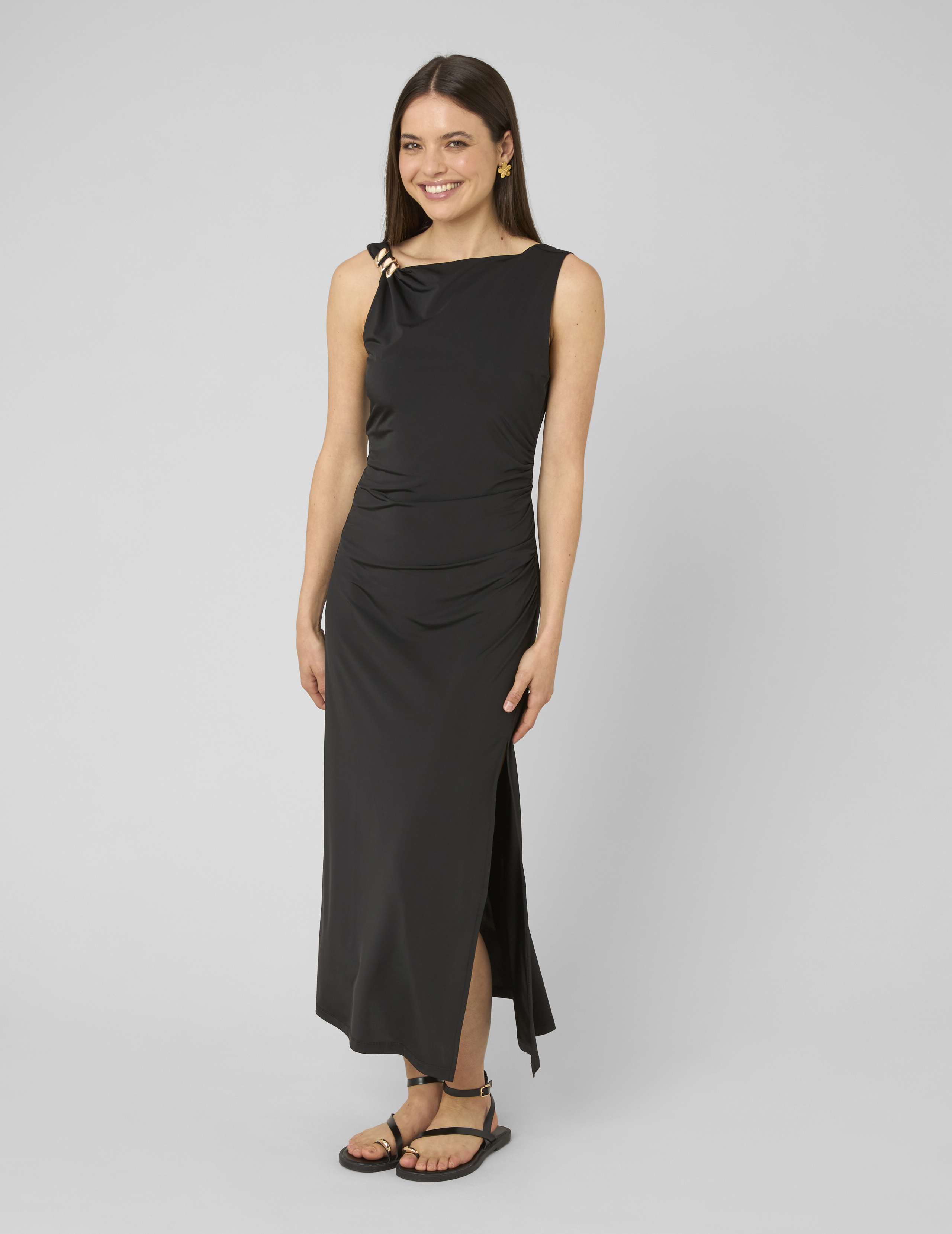 Robe longue drappée, BZB