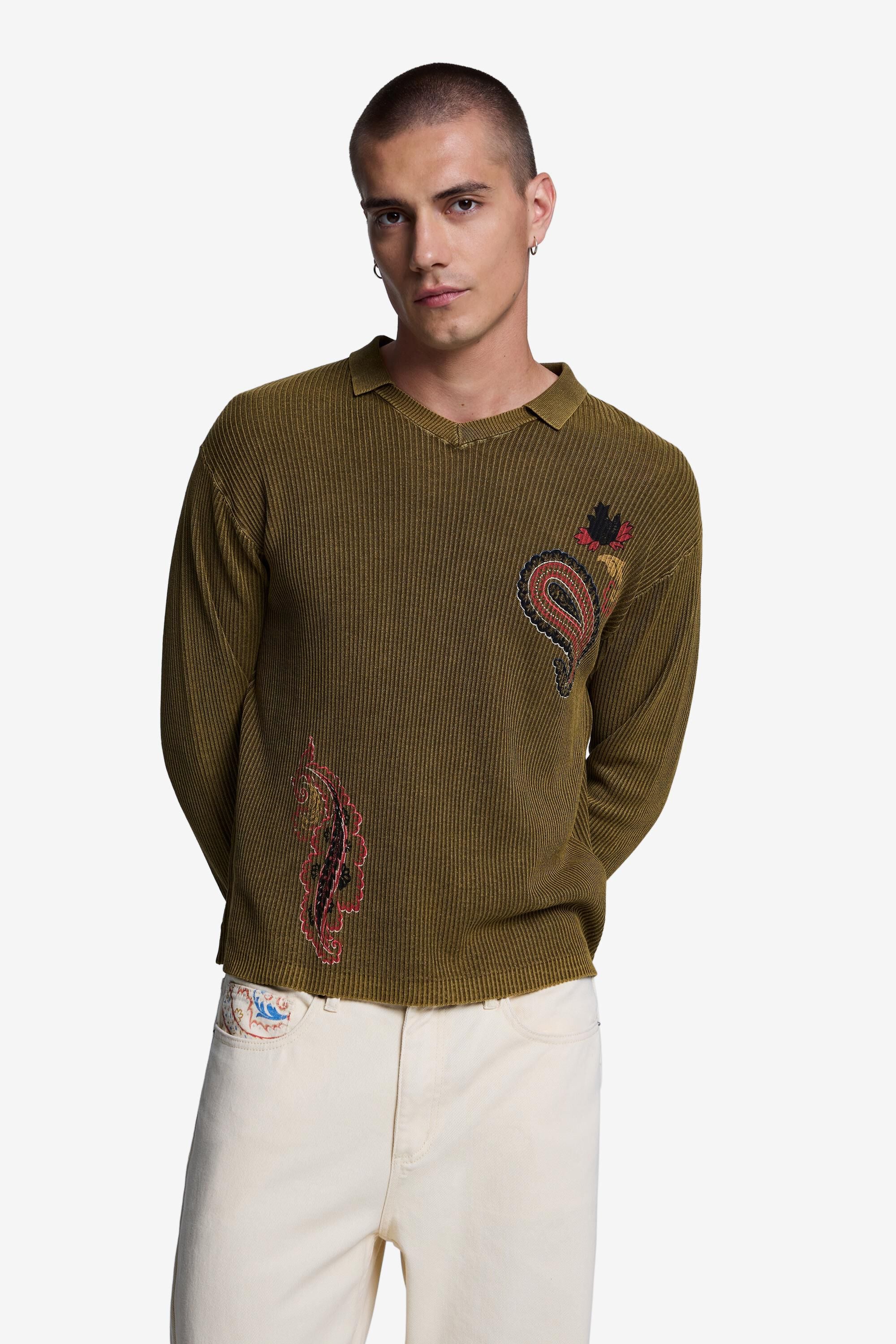 Polo en maille imprimé, DESIGUAL