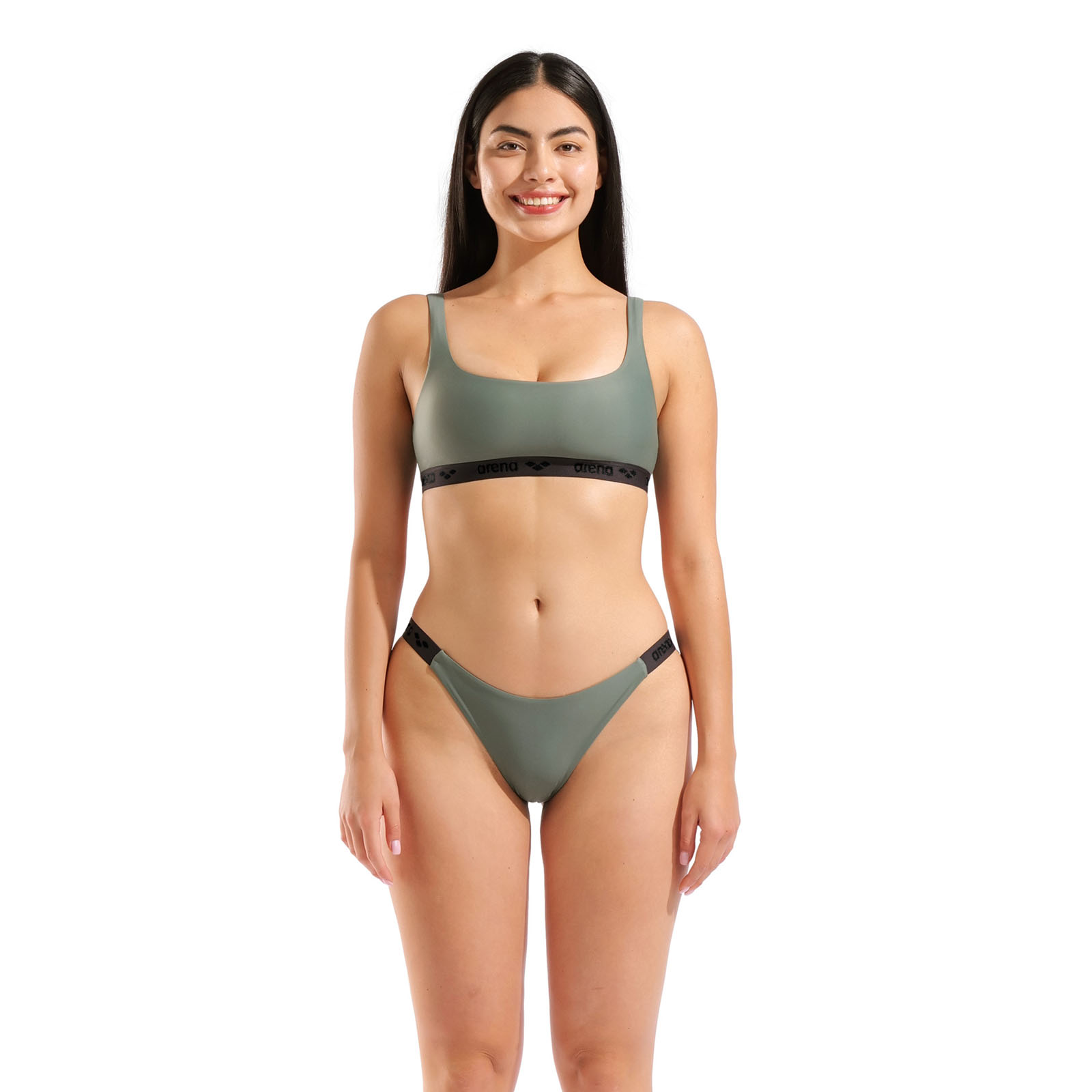 Maillot de bain 2 pièces bandeau pour femme arena Elastic Solid, ARENA