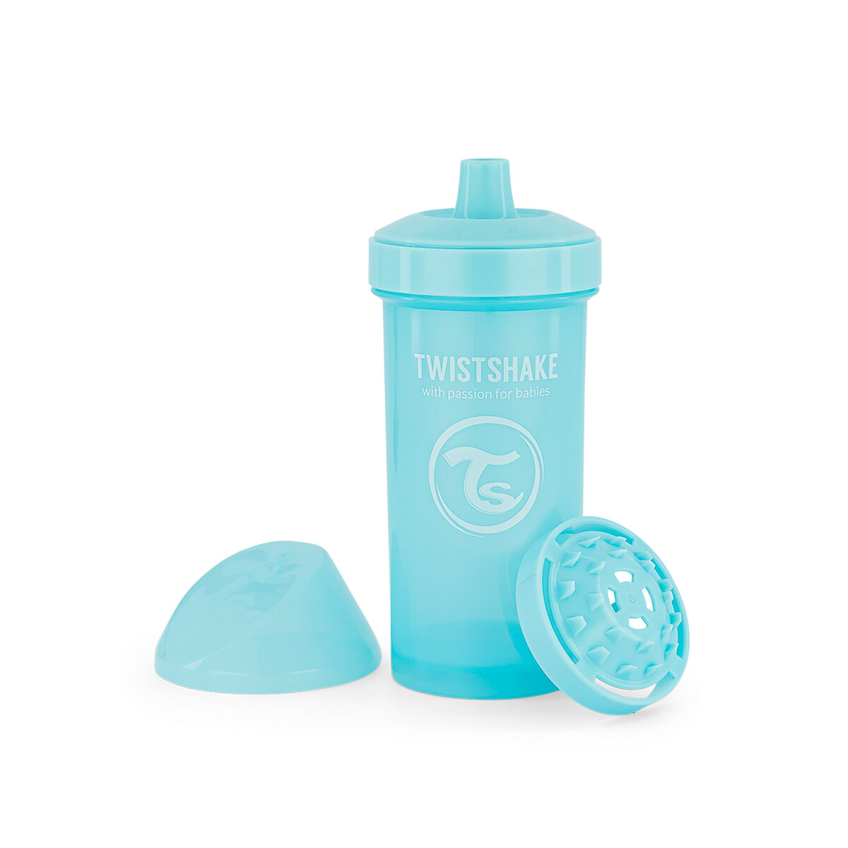 Copo de aprendizagem Twistshake Kid Cup Fruit Splash, 12m, em lotes de 2, TWISTSHAKE