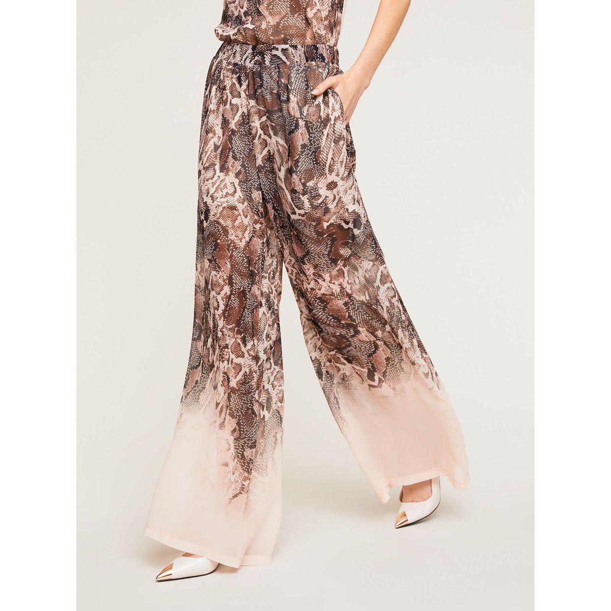 Pantalon best sale imprimé python