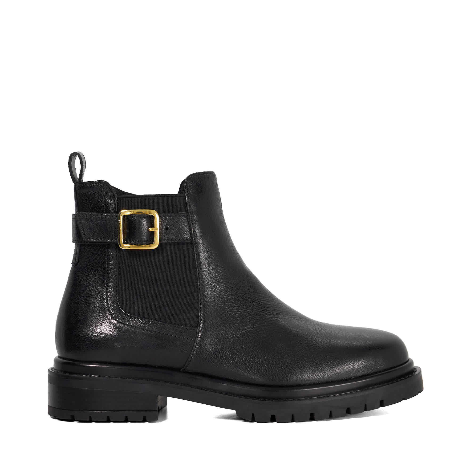 Bottines en cuir à boucle - PAUSED, DUNE LONDON