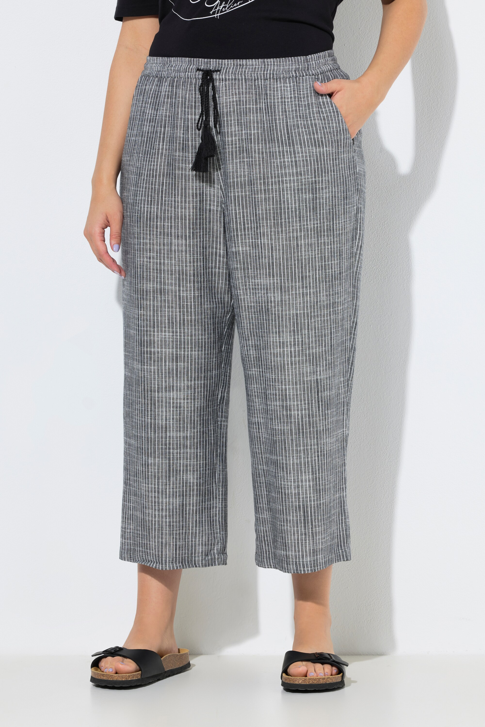 Jupe-culotte Rose en lin mélangé, ULLA POPKEN