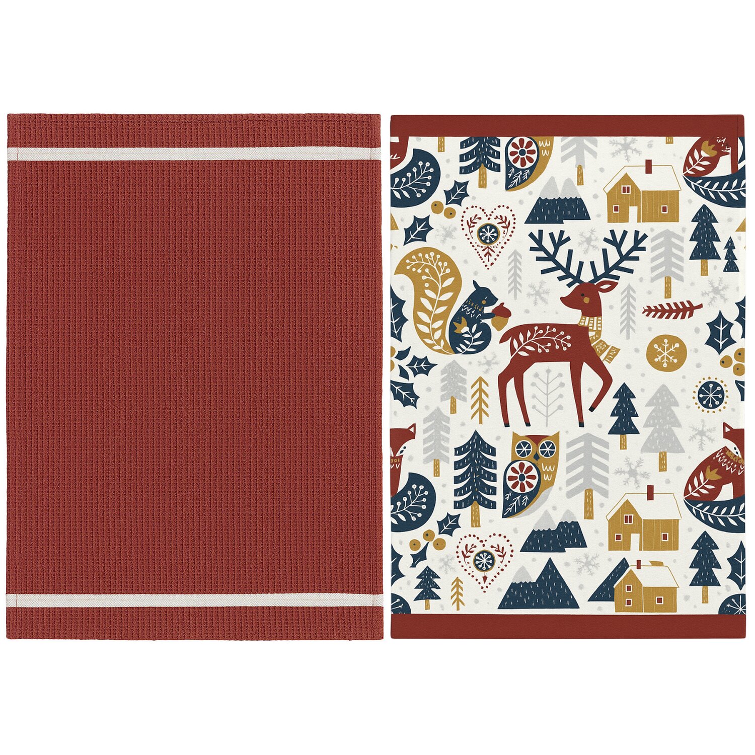 Torchons 100% coton, C DESIGN HOME TEXTILE