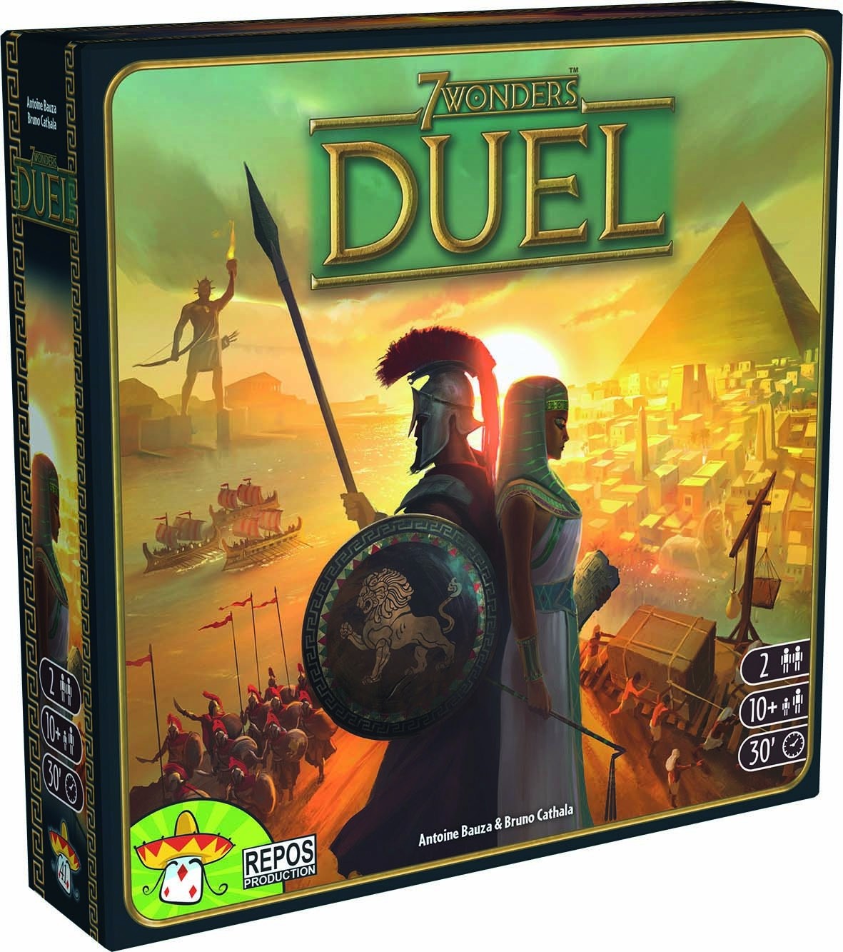 Jeu 7 Wonders Duel - Repos Production, ASMODEE