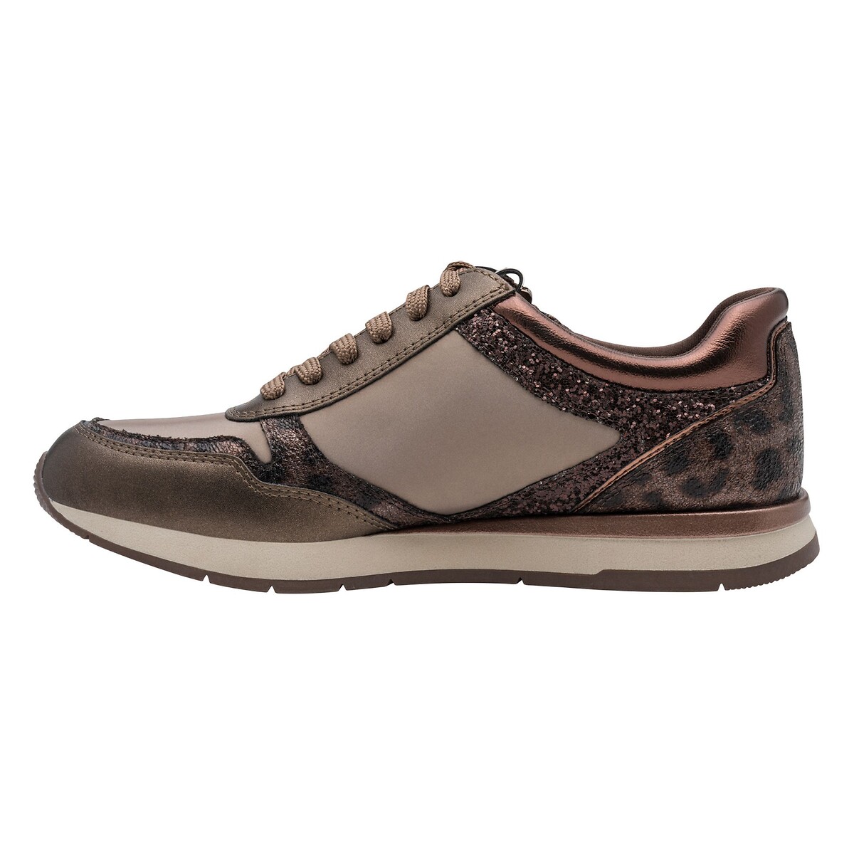 Tamaris Zapatillas deportivas con estampado de leopardo y cremallera — foto 3