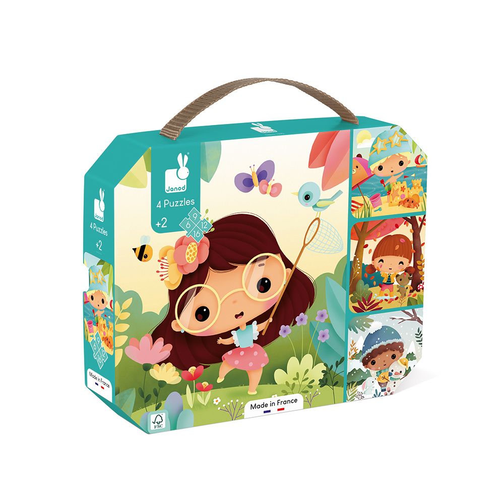 Puzzle Enfant Les Saisons 6 À 16 Pièces Dès 2 Ans, JANOD