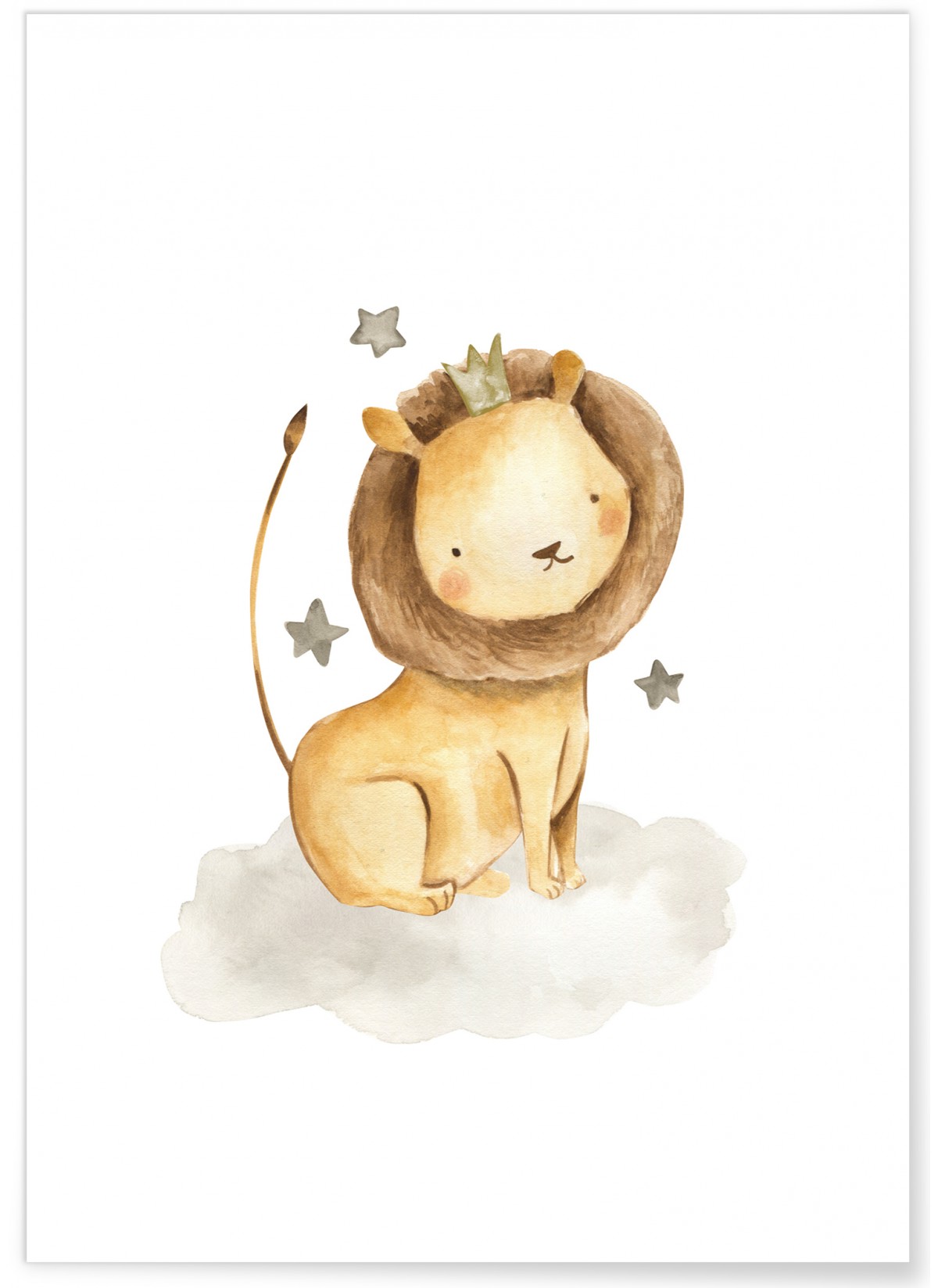 Affiche Bébé Lion, L'AFFICHERIE