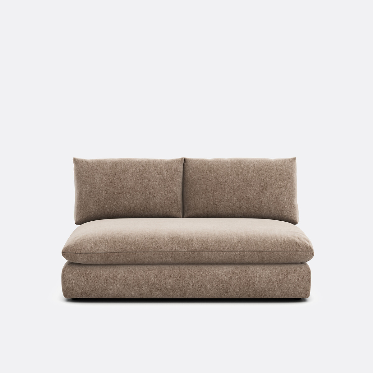 LA REDOUTE INTERIEURS Modulaire 2-zitsbank.gemêleerd polyester, Malo