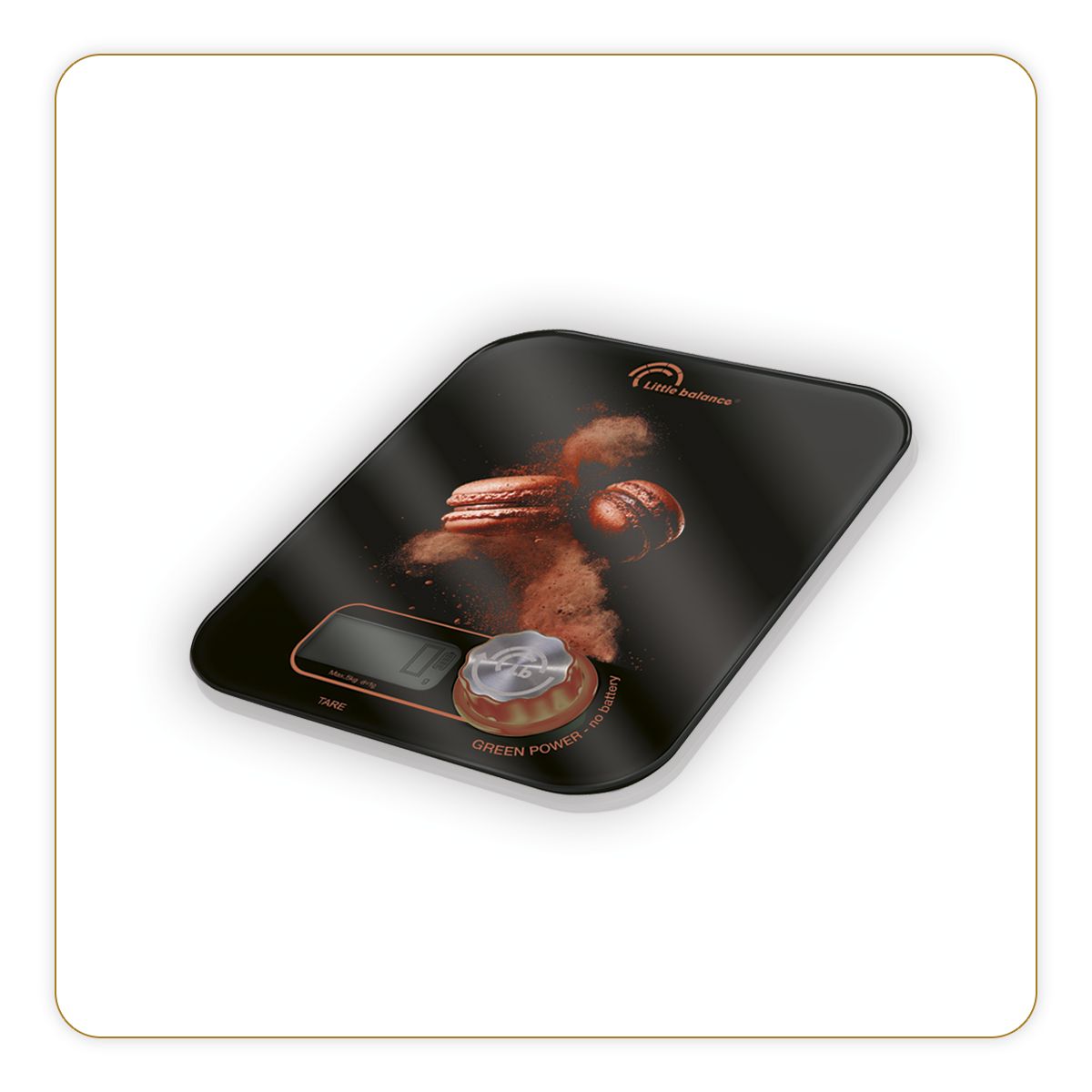Balance de cuisine Cocoa powder - sans pile - Kinetic, LITTLE BALANCE