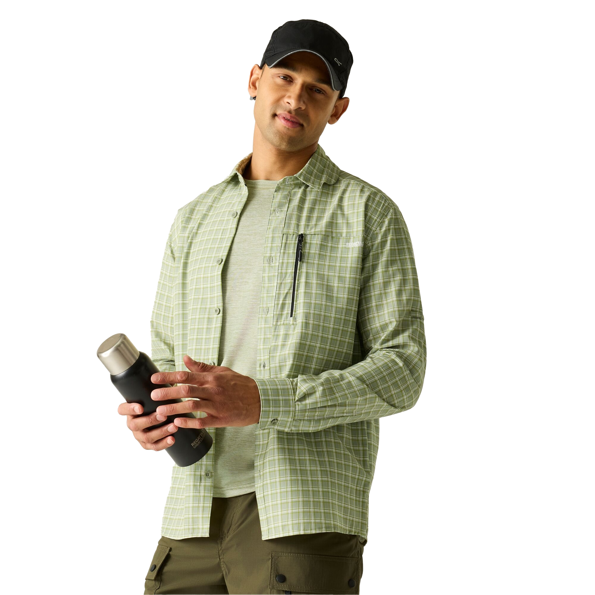 Chemise de voyage motif/style à carreaux, REGATTA