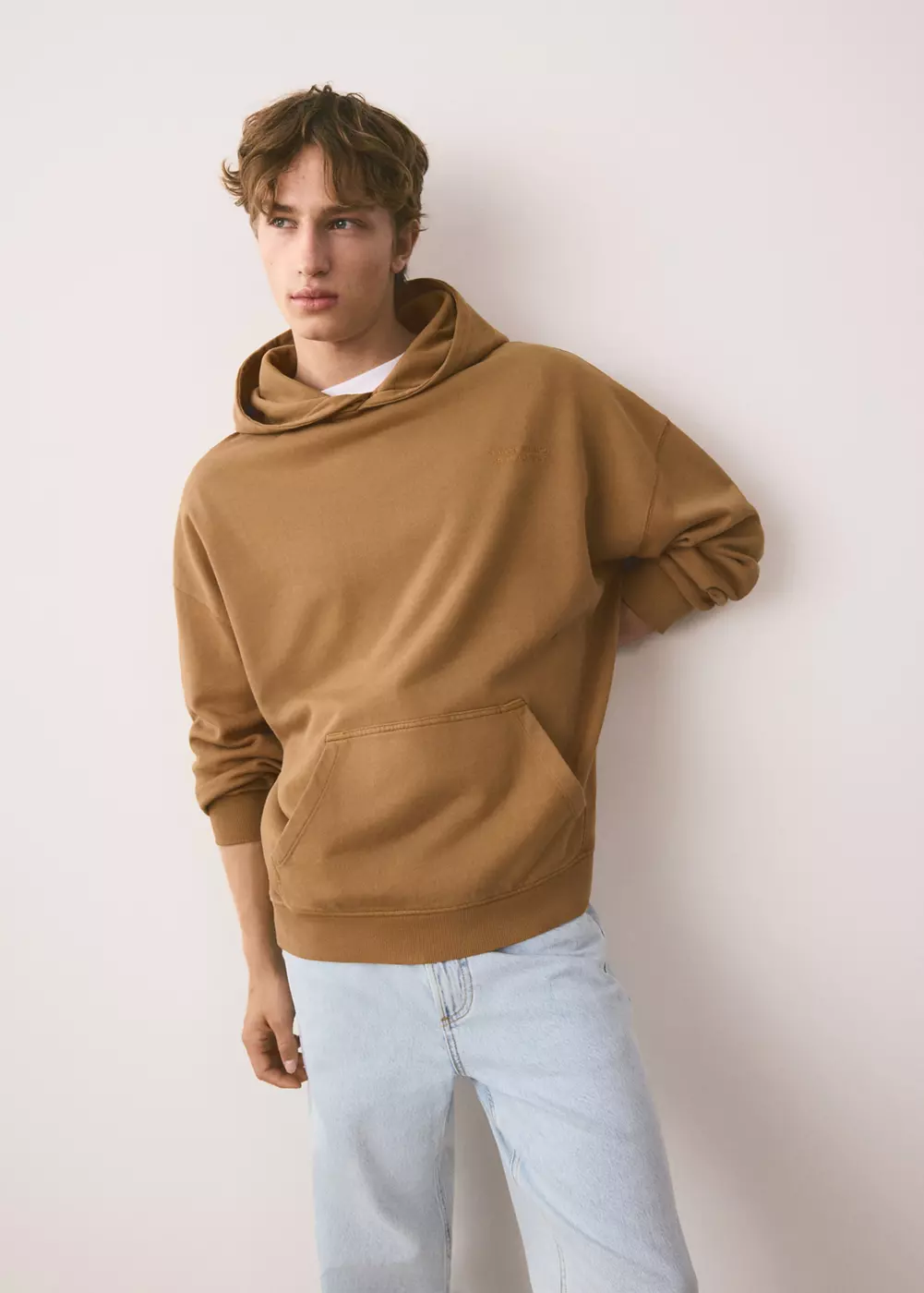 Sweat-shirt coton à poche, MANGO TEEN