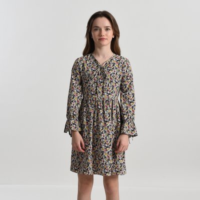 Floral Print Dress with Long Sleeves MINI MOLLY