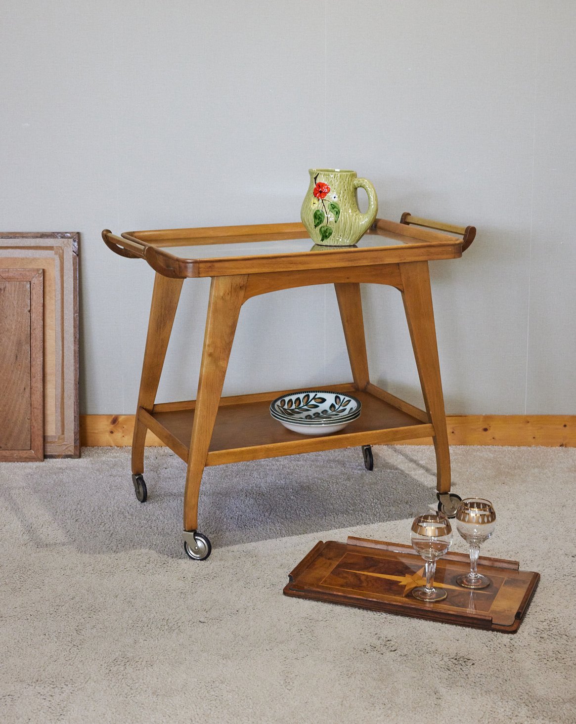Desserte en bois Henriette N°186 - Bon état, DEBONGOUT