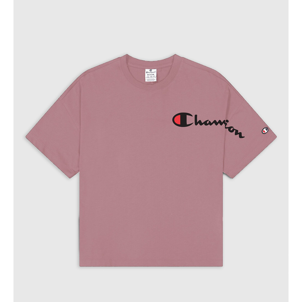 Champion t new arrivals shirt pink logo