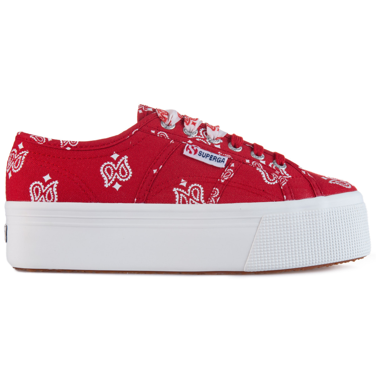 Baskets Compensées En Toile 2790 , Cots, SUPERGA