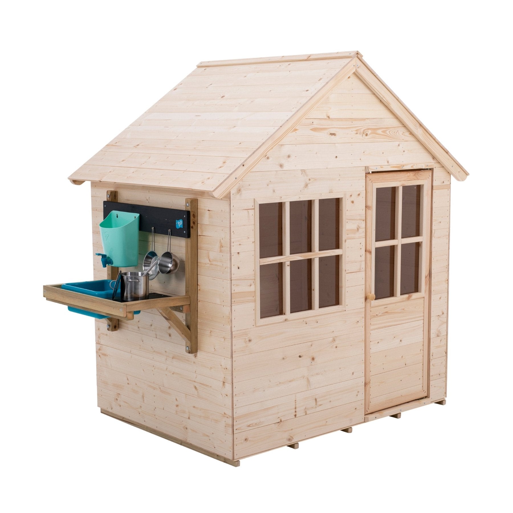 Maisonnette cabane enfant + cuisine extérieure REFUGE, TP TOYS