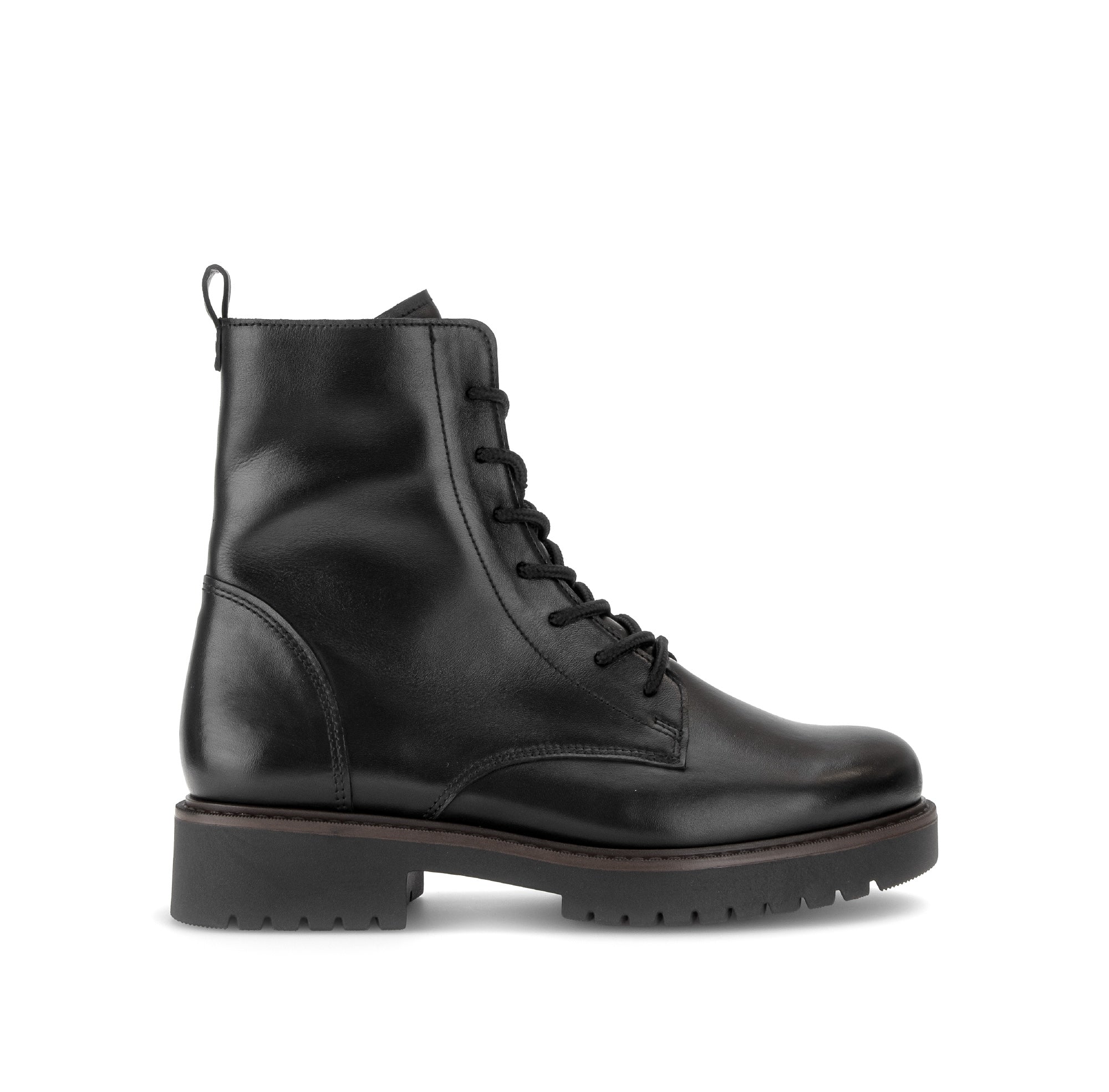 Bottines en cuir lisse à talon décroché, GABOR