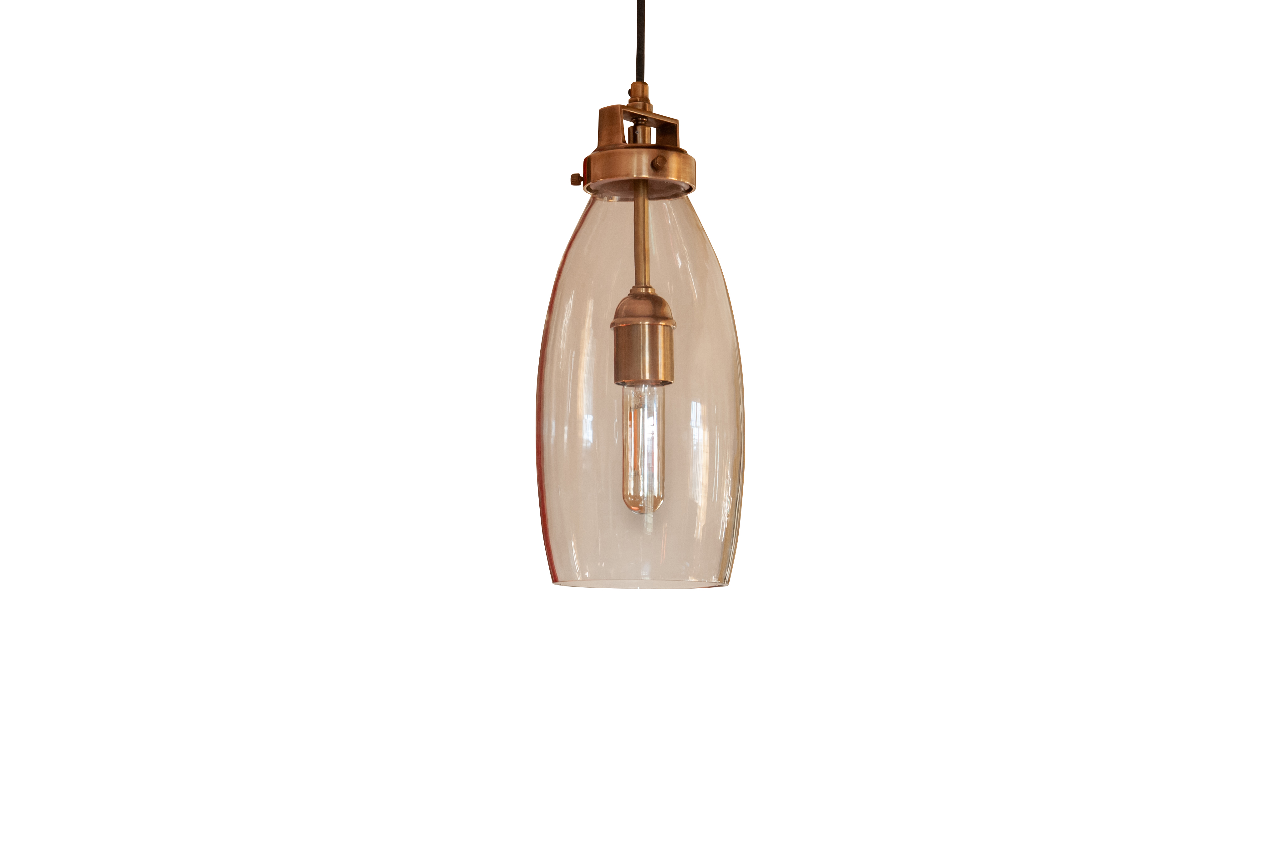 Suspension en verre et laiton BELNO, PRODUIT INTERIEUR BRUT