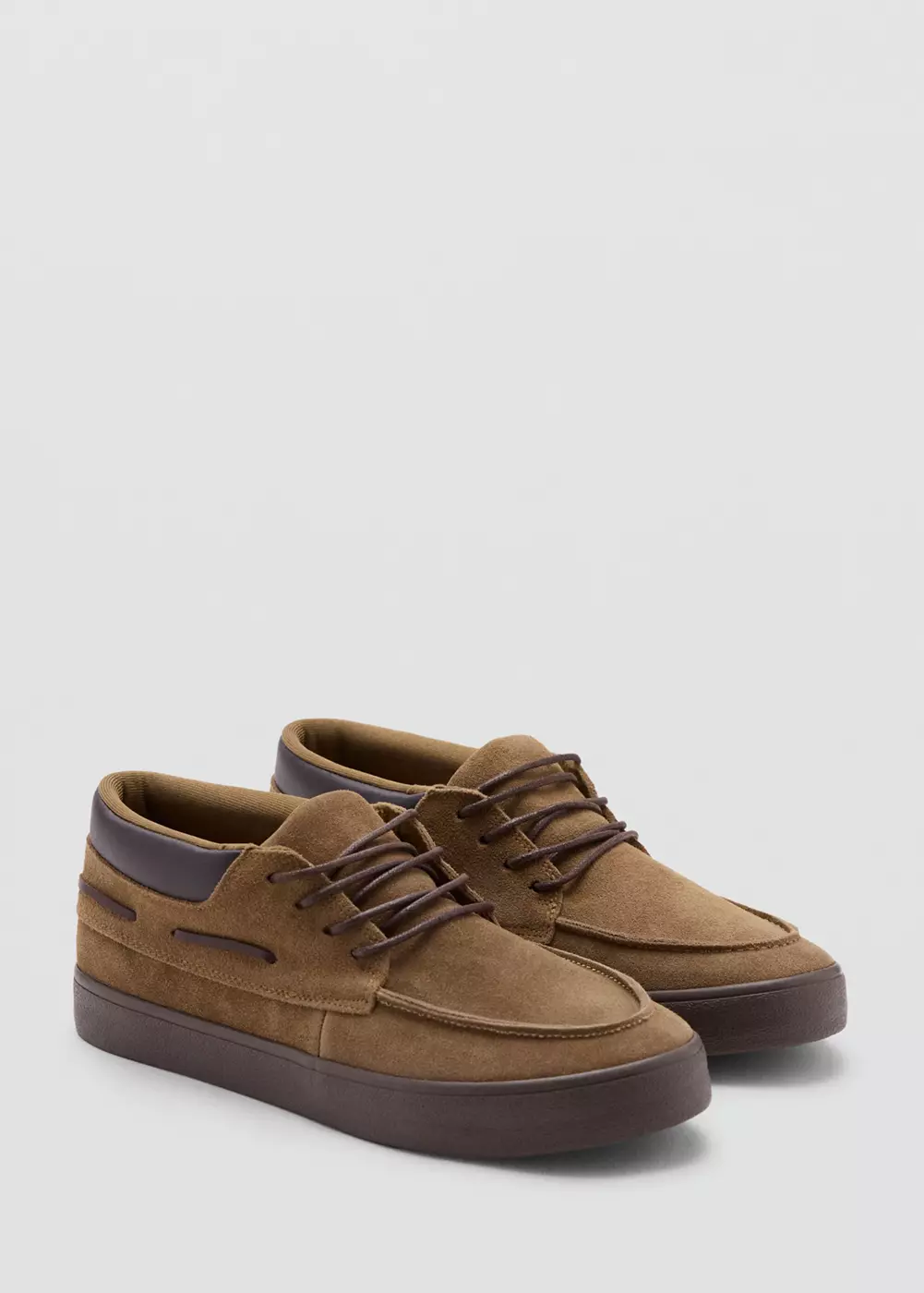 Chaussures lacées cuir, MANGO TEEN