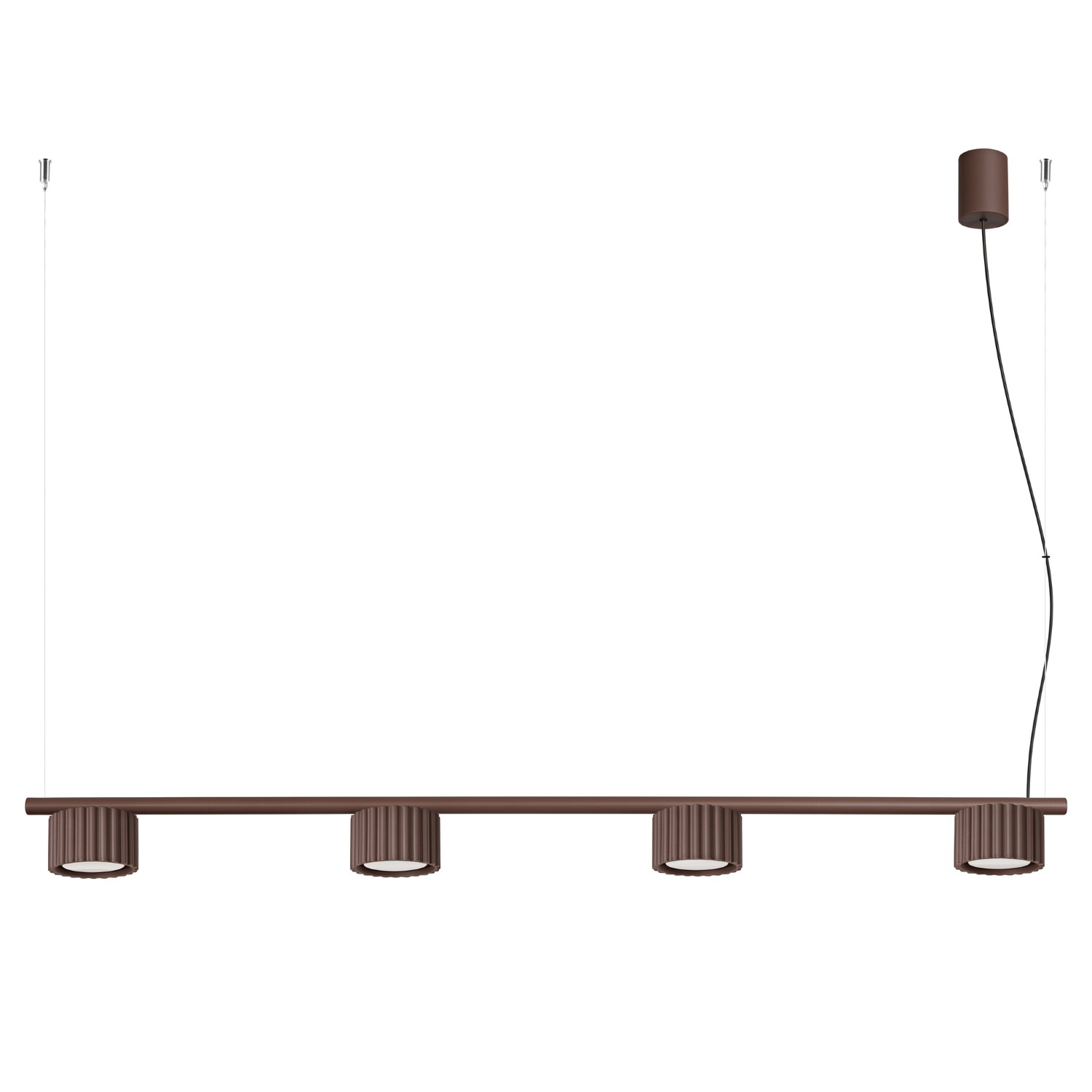 Lustre Aluminium Marron Gx53 4 AURA, EDEN