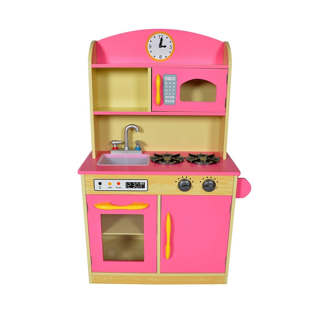Jeu Cuisine Enfant Bois LITTLE CHEF, TEAMSON KIDS