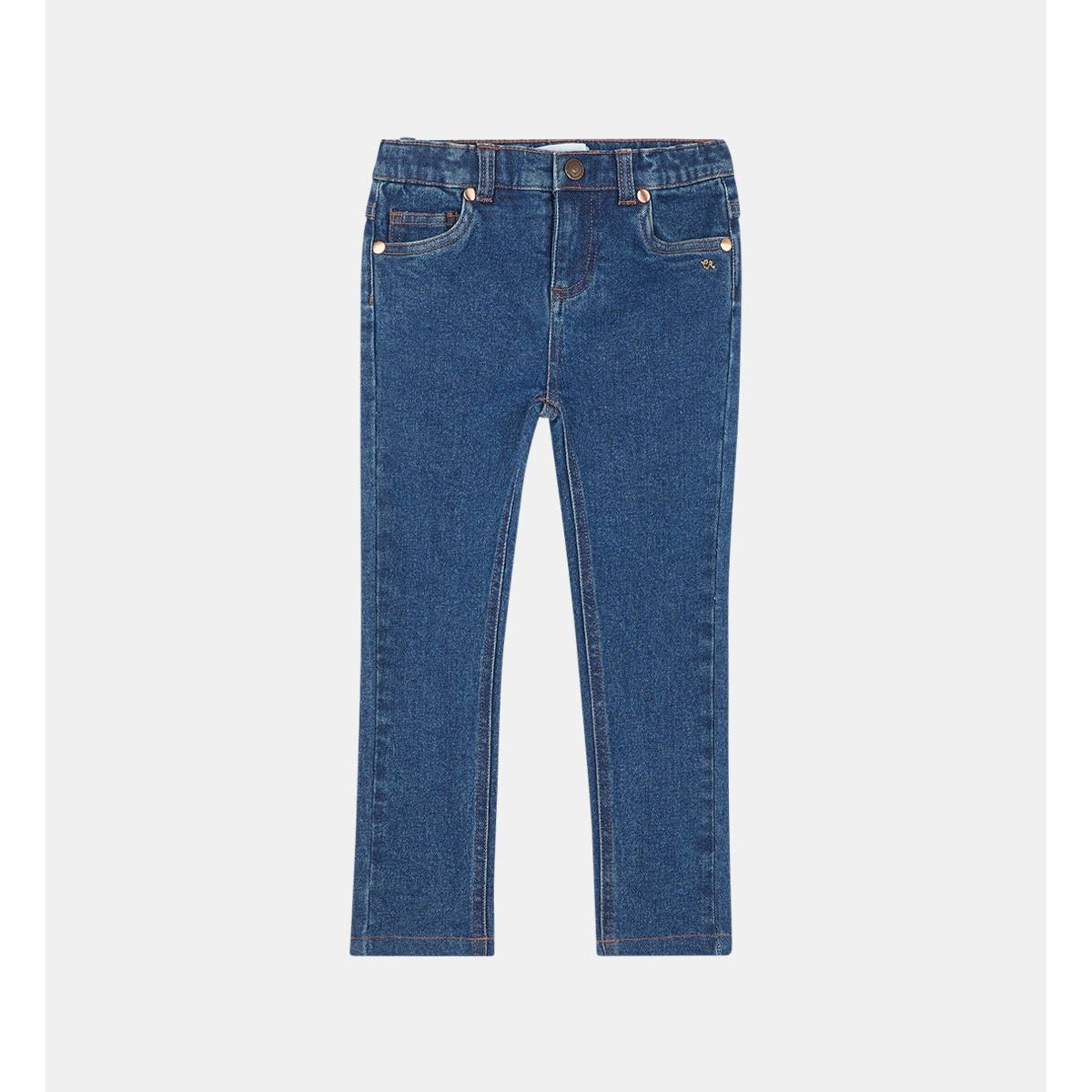 Galeries Lafayette Fille Vêtements Pantalons & Jeans Jeans Skinny Jean slim Macha délavé coton bio Bleu 