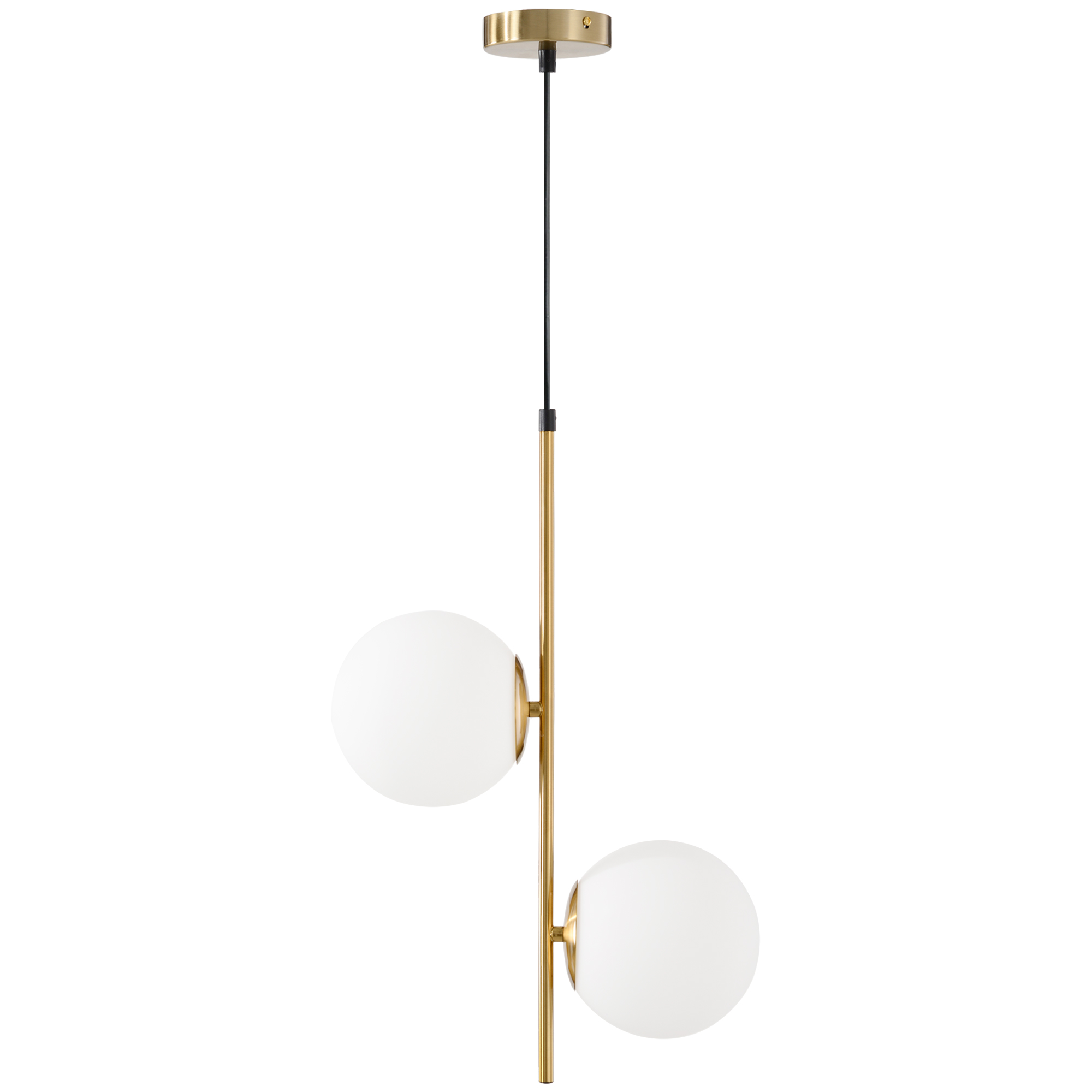 Pendant Light Métal Or, HOMCOM