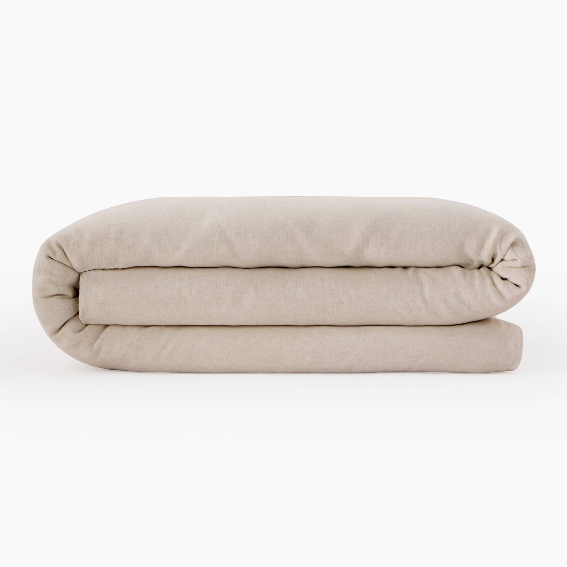 Housse de couette 2 personnes,  240x220cm, lin lavé, certifié OEKO-TEX, MONOPRIX MAISON