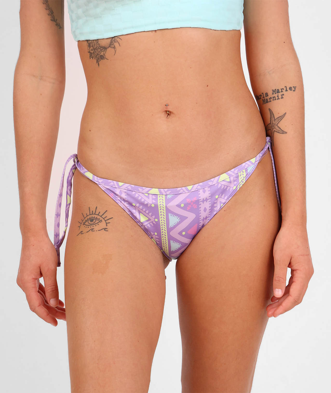 Bas de bikini imprimé à nouettes MINI, OXBOW