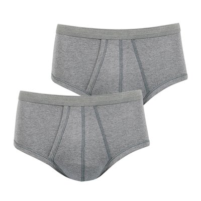Pack of 2 Heritage Crotchless Knickers with High Waist EMINENCE
