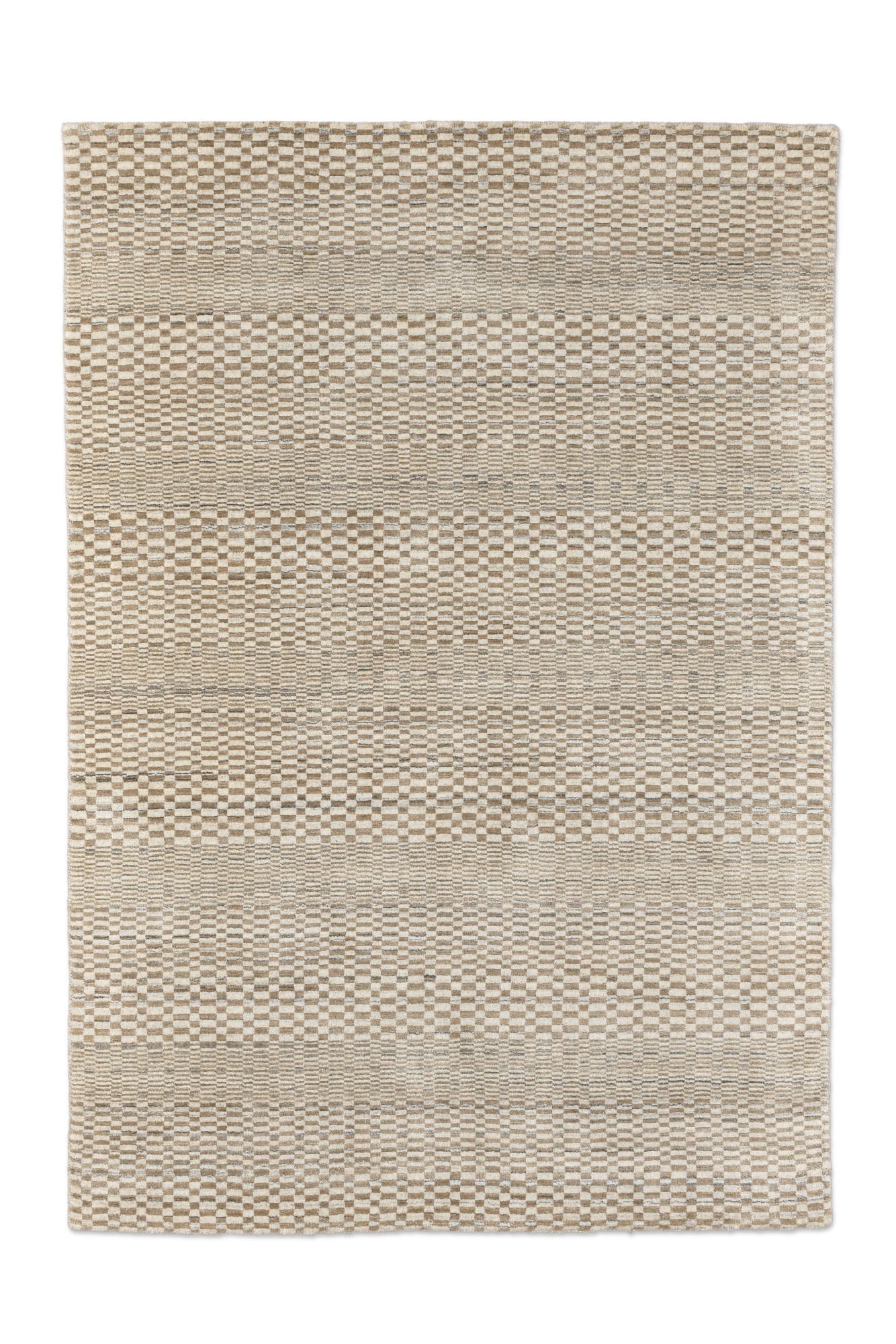 Tapis salon Mekong tissé plat en viscose, THEKO