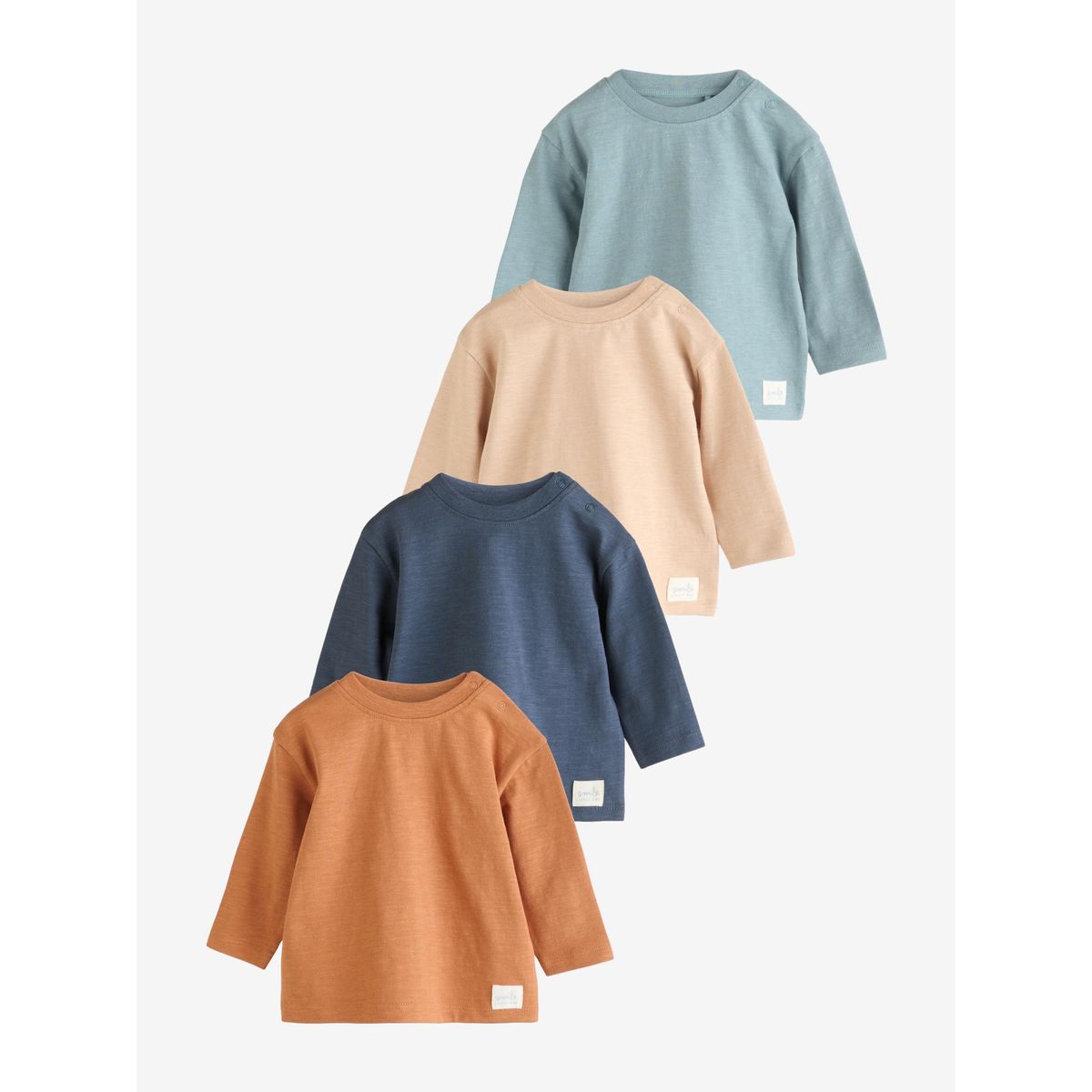 T-shirt à manches longues pour bébé, lot de 4, NEXT