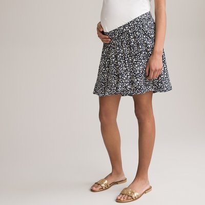Floral Print Maternity Culottes LA REDOUTE COLLECTIONS