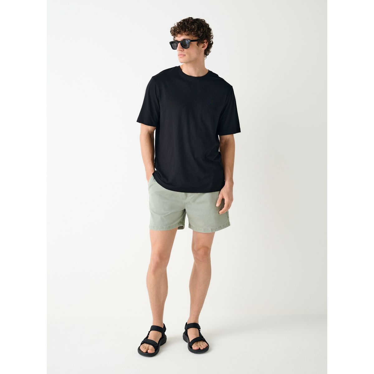 Short teint avec cordon à la taille, NEXT