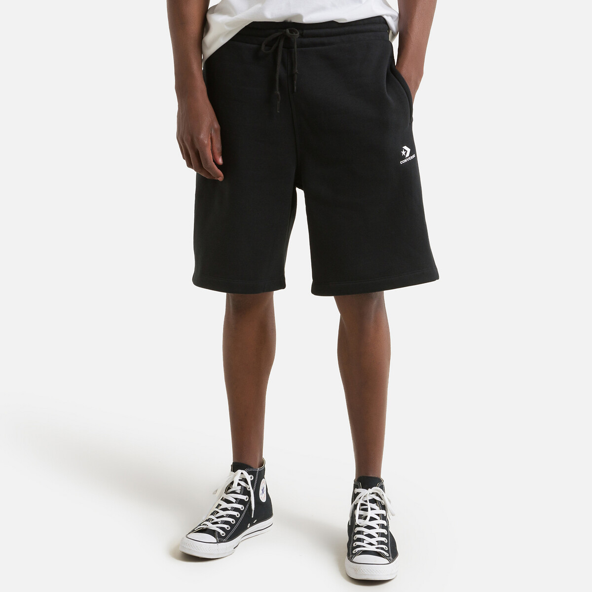 converse grey shorts