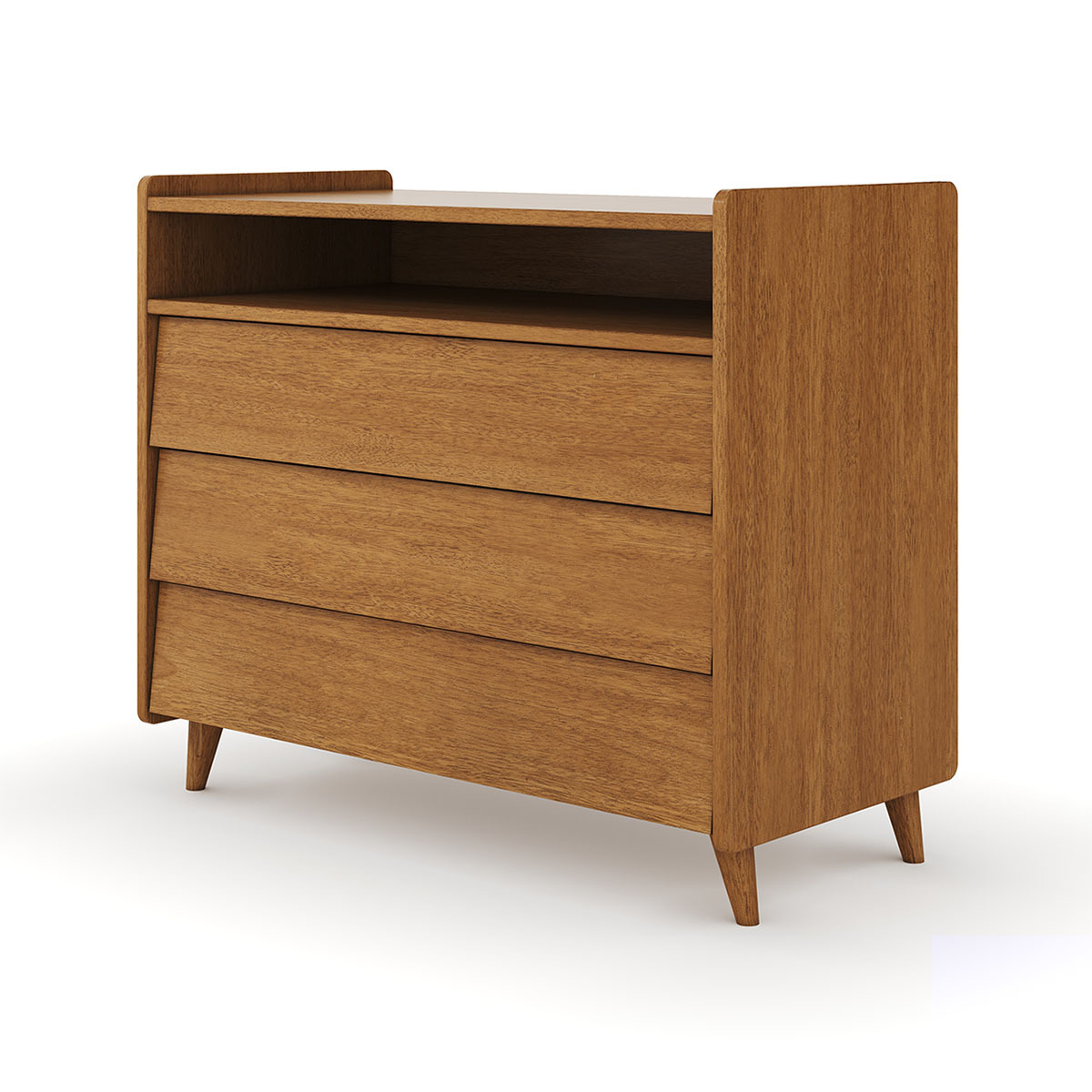 Commode 3 tiroirs Bois massif  PETER, AKITEN RETAIL