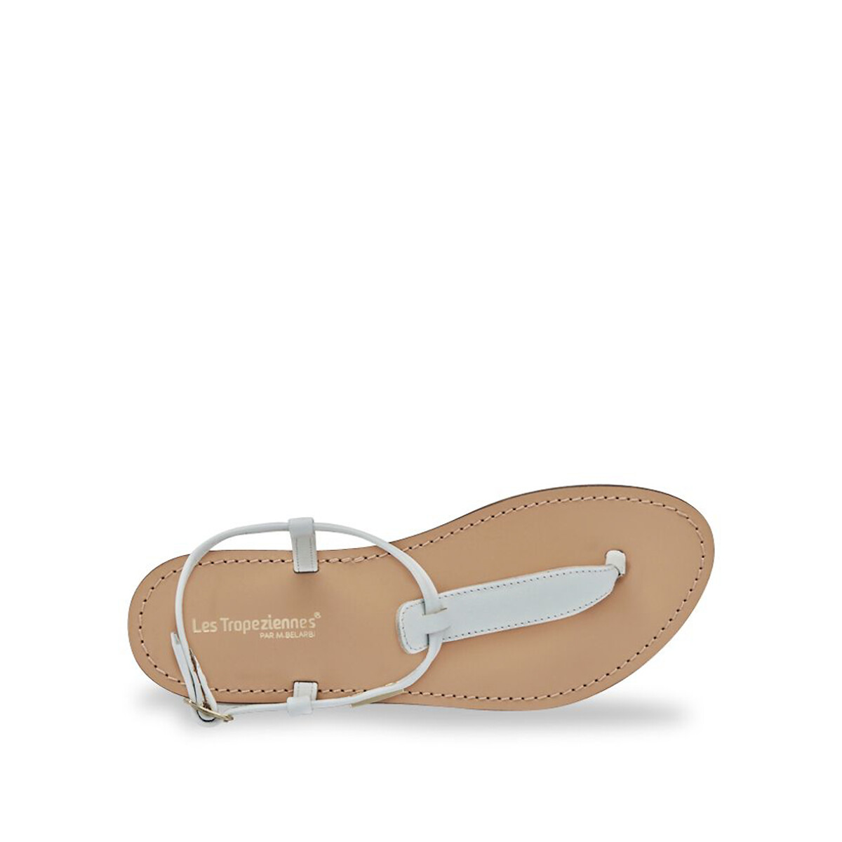 LES TROPEZIENNES PAR M. BELARBI Sandales Femme Hika – Entre-Doigt Cuir Vachette, Style Estival Chic Et Confortable