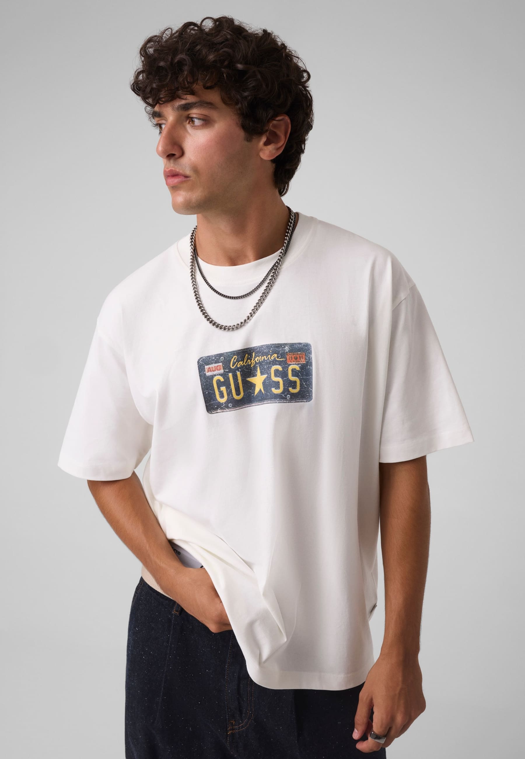 T-Shirt Imprimé, GUESS JEANS