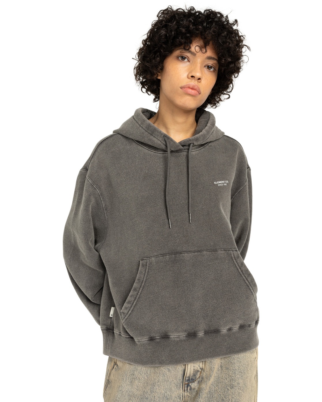 Sweat à capuche ELEMENT CO WASHED PO W, ELEMENT