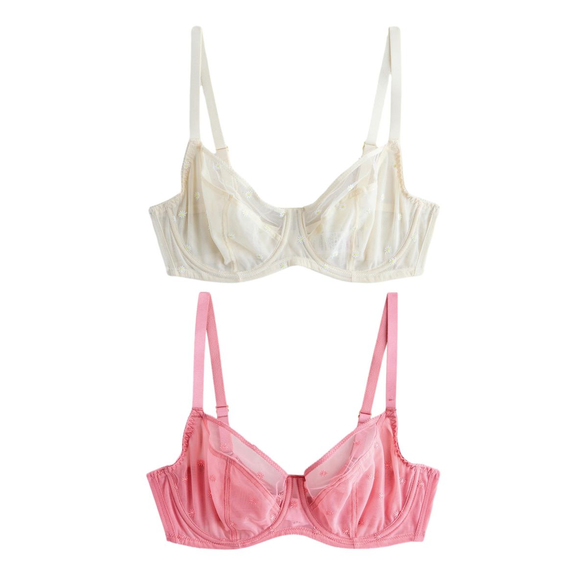 Soutien-gorge brodé, lot de 2, NEXT