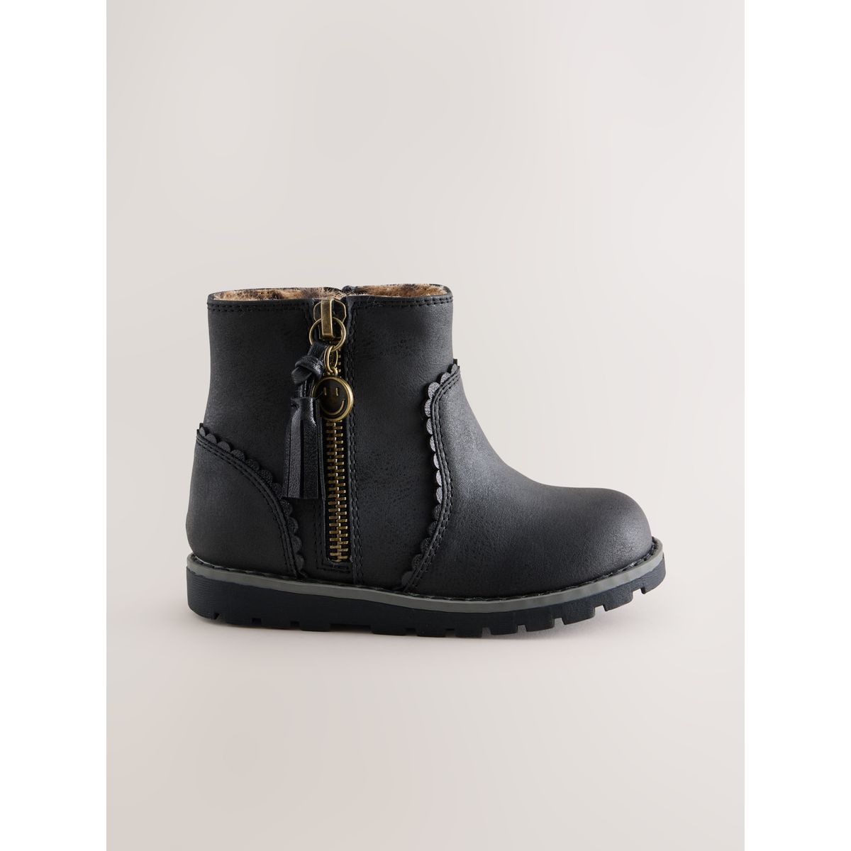 Bottines chelsea zippées à glands, NEXT