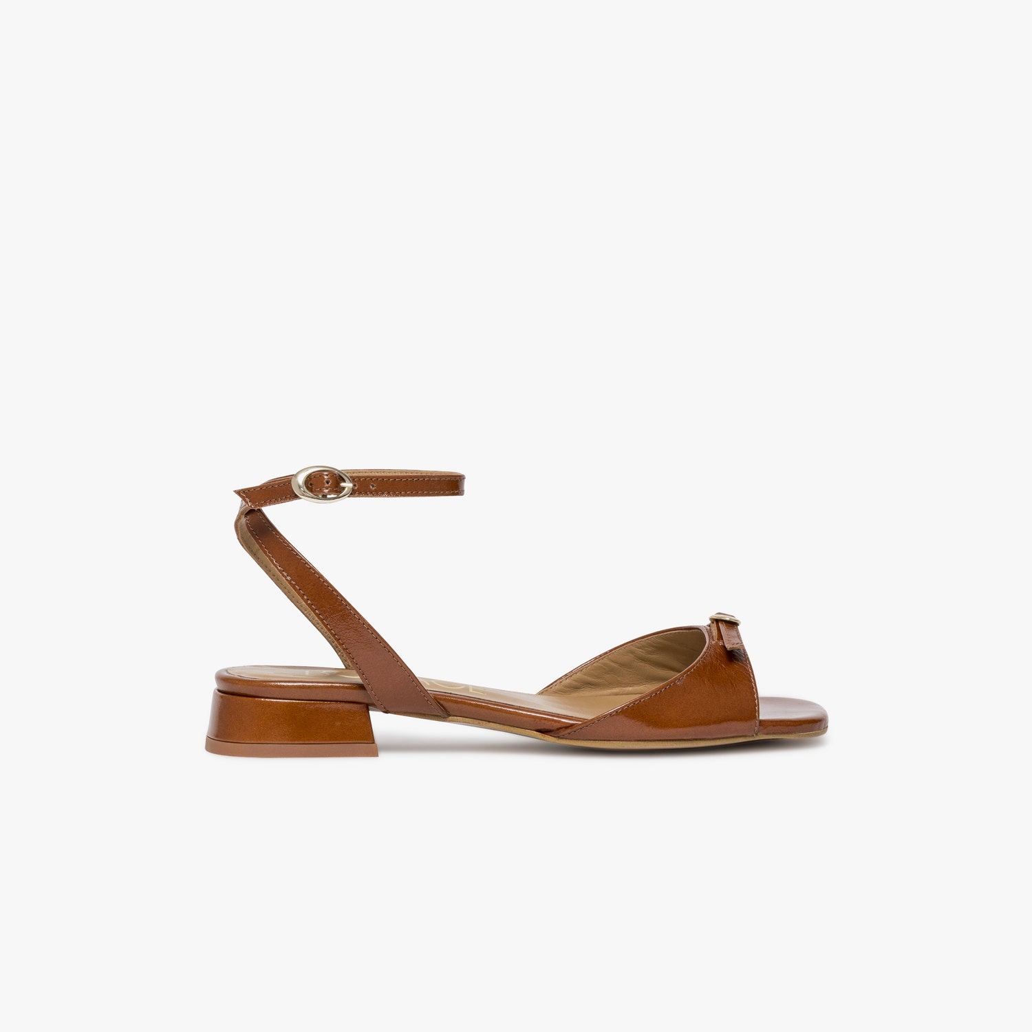 Sandale Plate en cuir NARA, BOCAGE