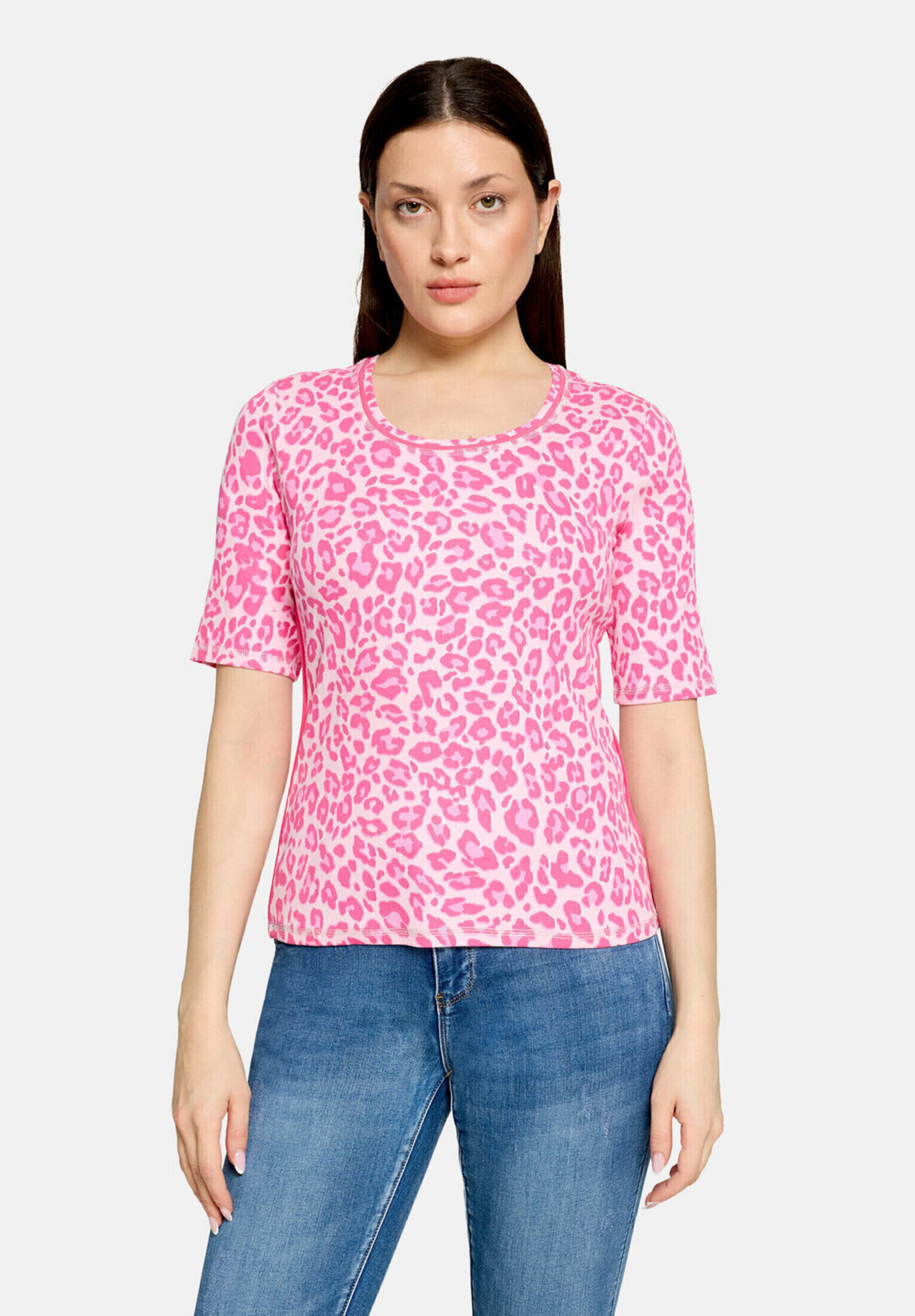 T-shirt basique de texture côtelée, BETTY BARCLAY