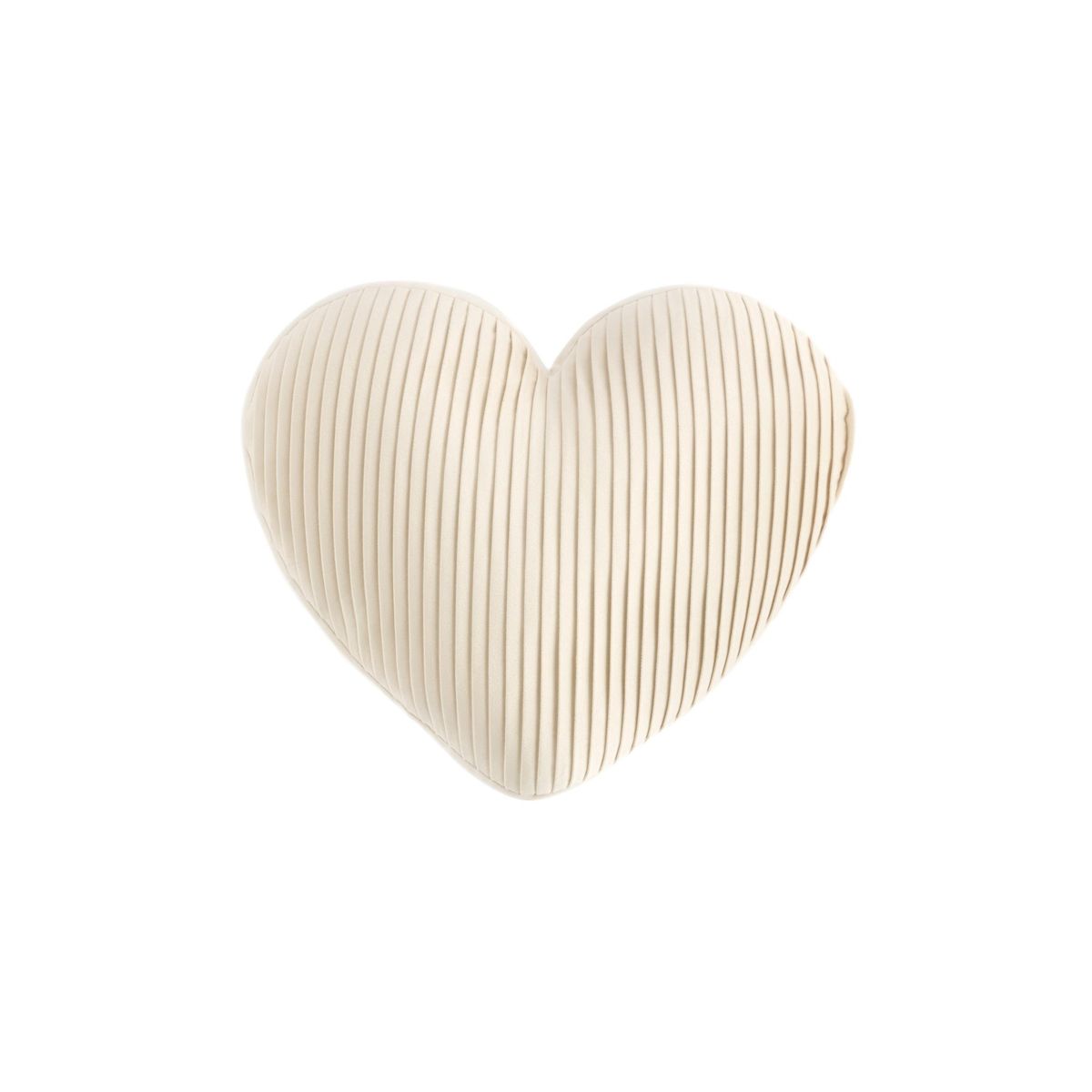 Coussin cœur 3d en velours plissé, NEXT