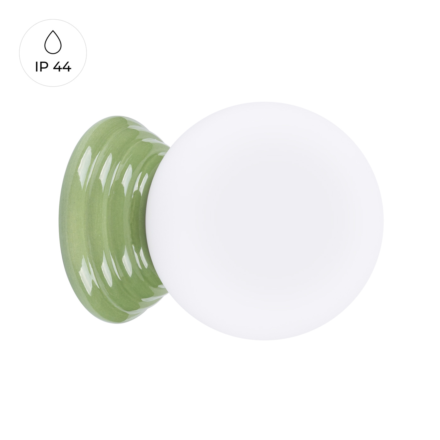 Applique murale Céramique Vert Olive G9 1 Zori, EDEN